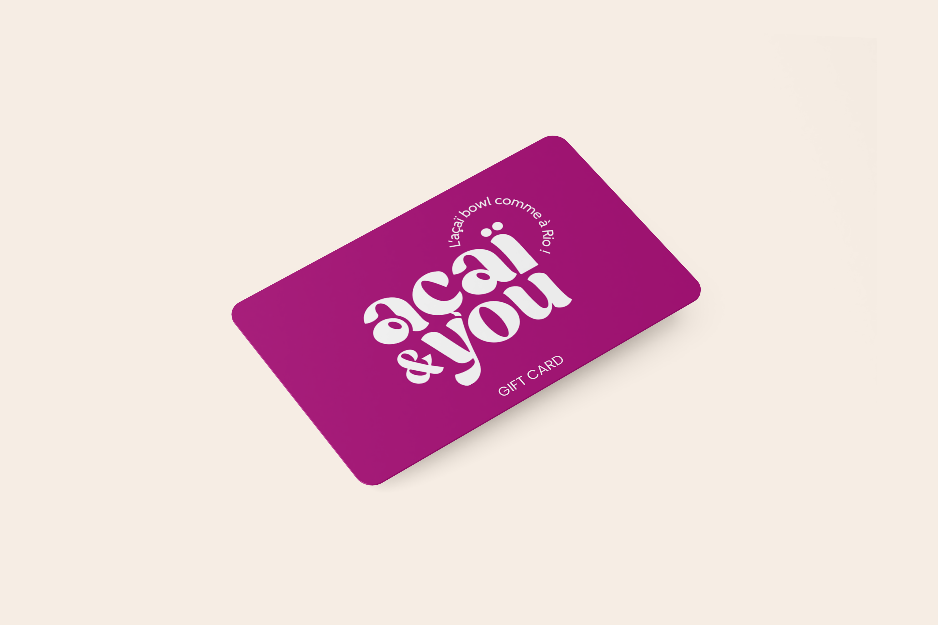 Carte cadeau Açaï and You
