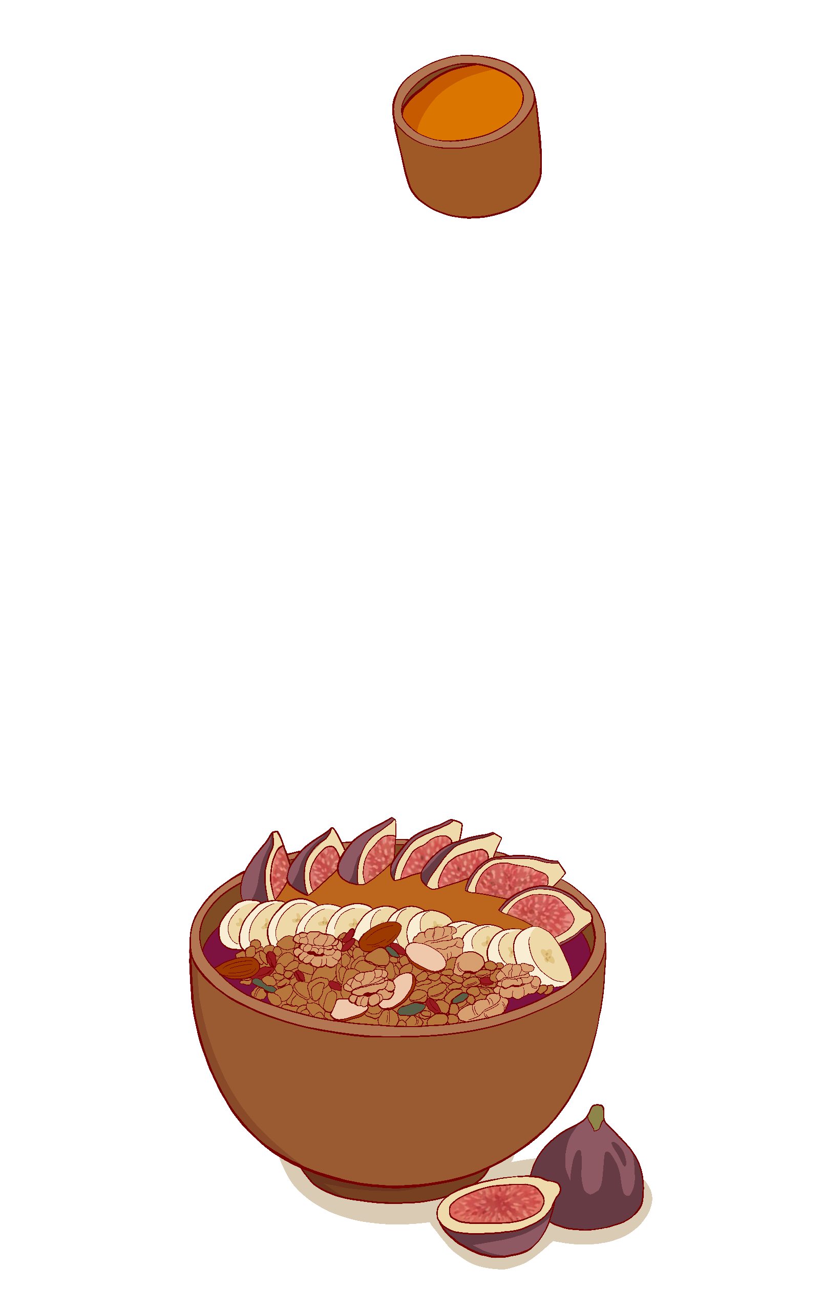 Animation du chocolat qui se verse